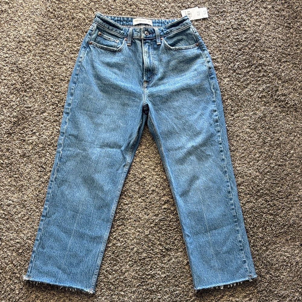 Abercrombie & Fitch vintage straight high rise curve love